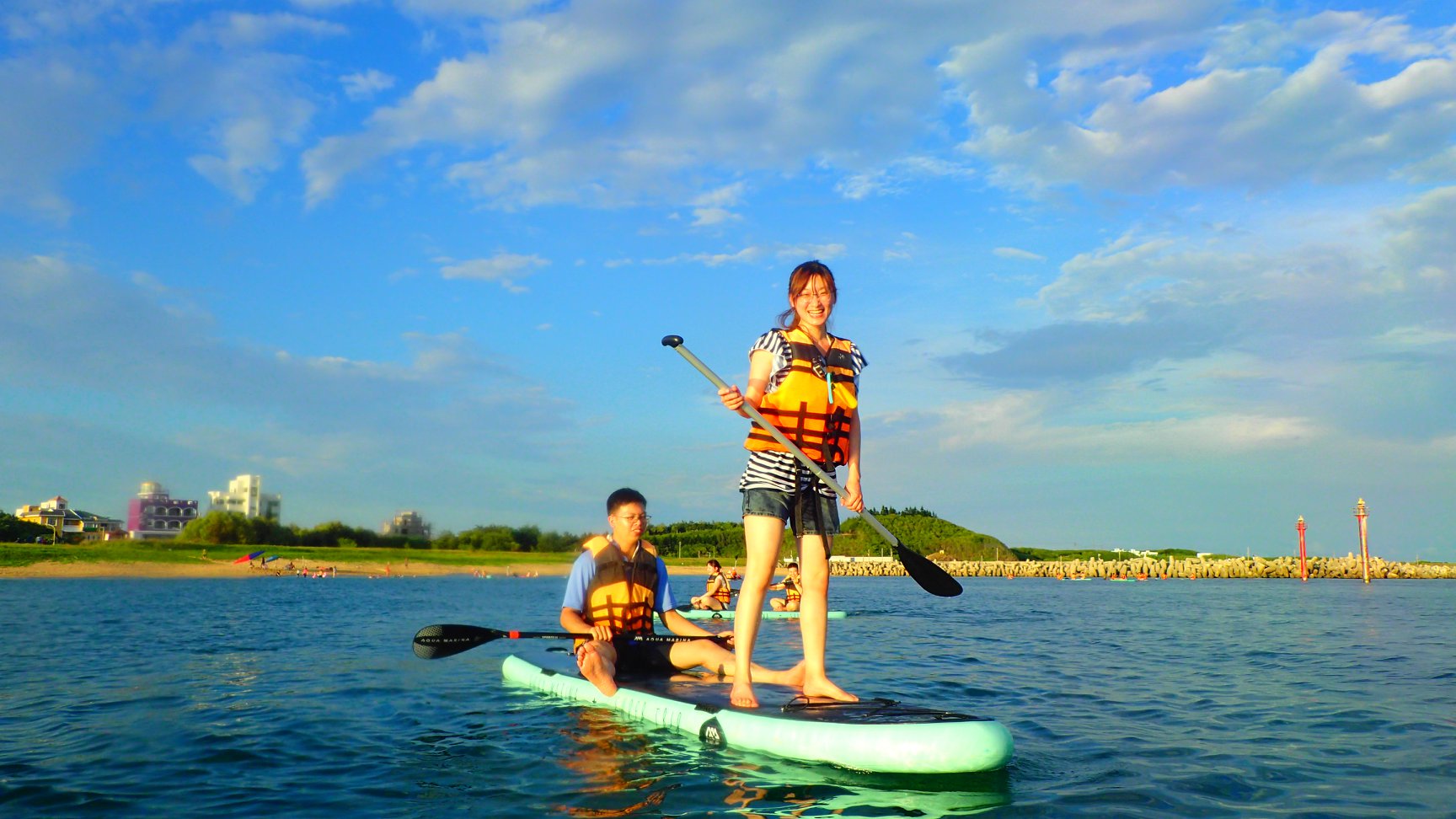 澎湖旅遊-立式划槳(SUP)教學及巡航